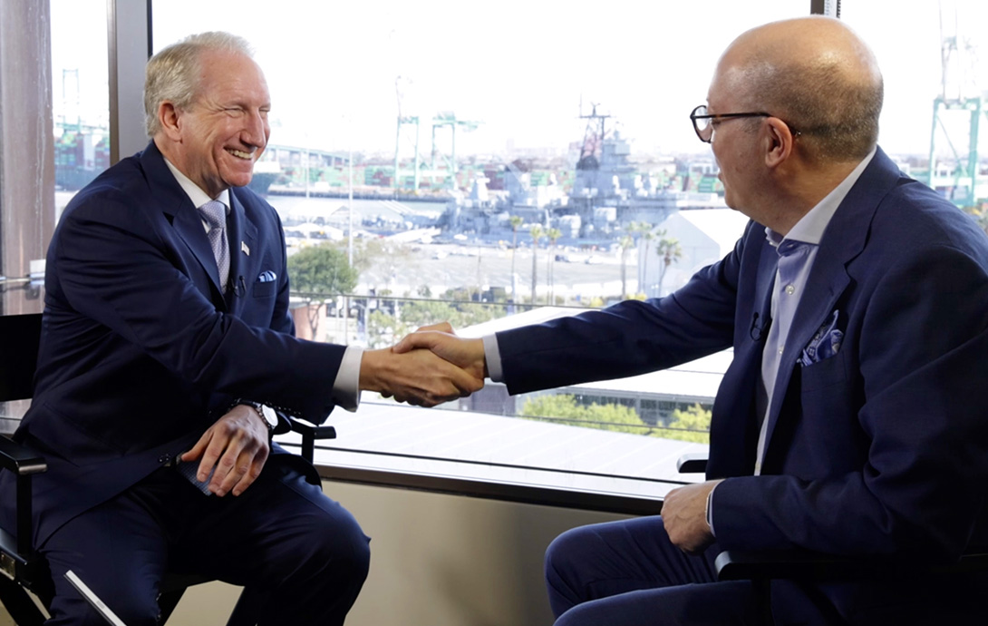 In the latest episode of our #MSCDigitalTalks series, MSC’s CDIO André Simha meets Gene Seroka, Executive Director of the Port of Los Angeles, to talk about how the port information-sharing system benefits the whole supply chain.