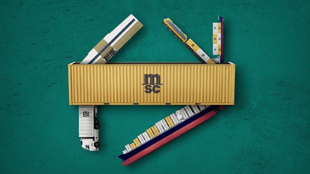 MSC containers fit in many supply chains and offer many intermodal solutions like a Swiss pocketknife