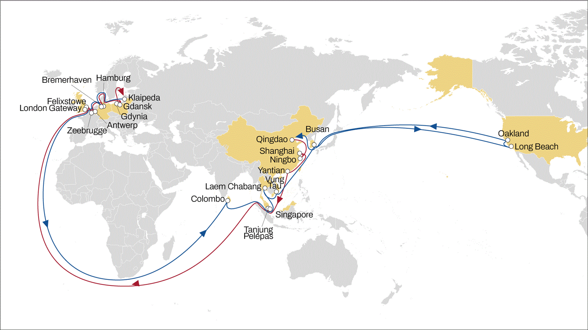 Swan and Sentosa Service Rotation Adjustments 