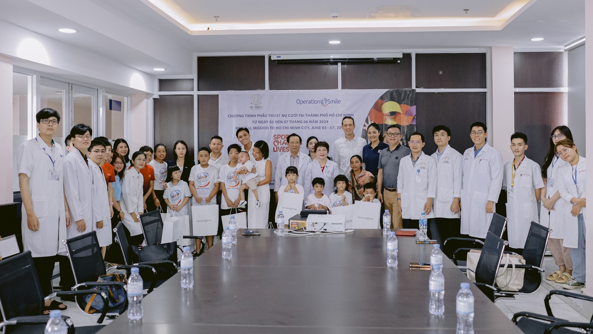 MSC Vietnam partnered with the medical mission of Operation Smile at My Thien Hospital in Ho Chi Minh City making an impact on the lives on children with cleft lips and palates